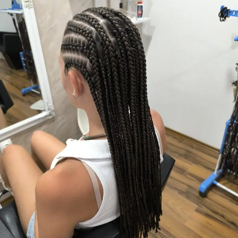 fulani braids with externsions